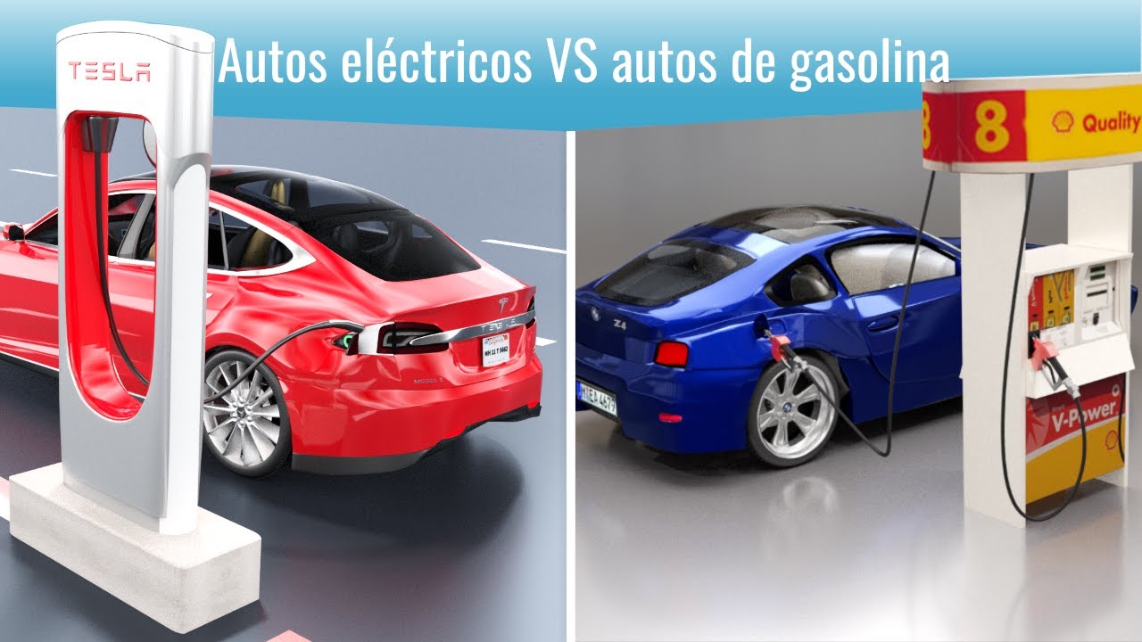 carros electricos y de gasolina