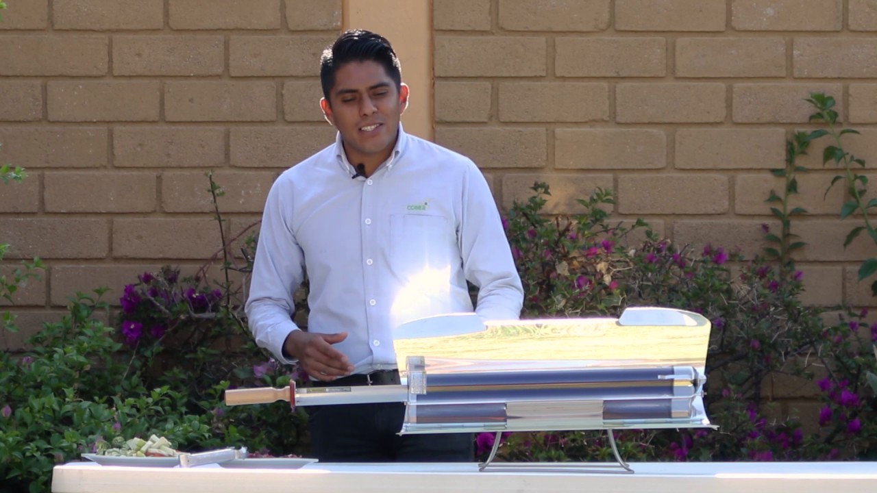 cual es el funcionamiento de un horno solar