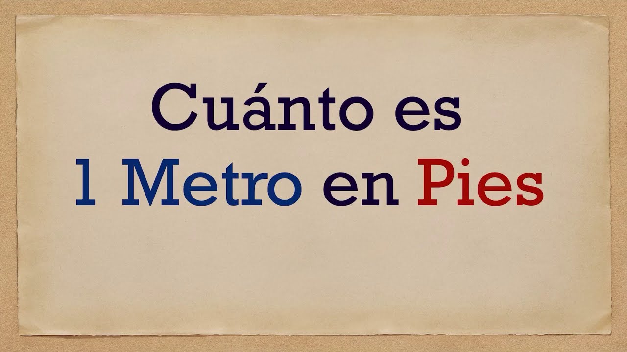 cuantos metros son 100 pies de altura