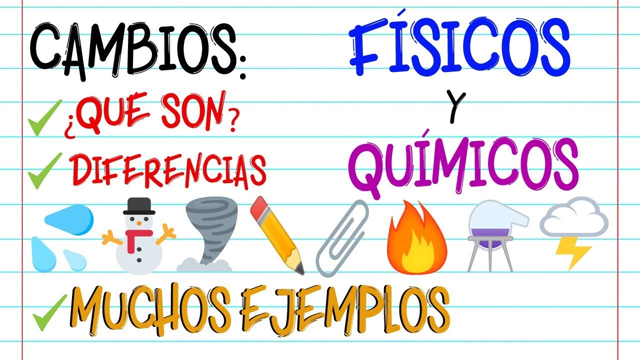 diferencia entre proceso fisico y quimico