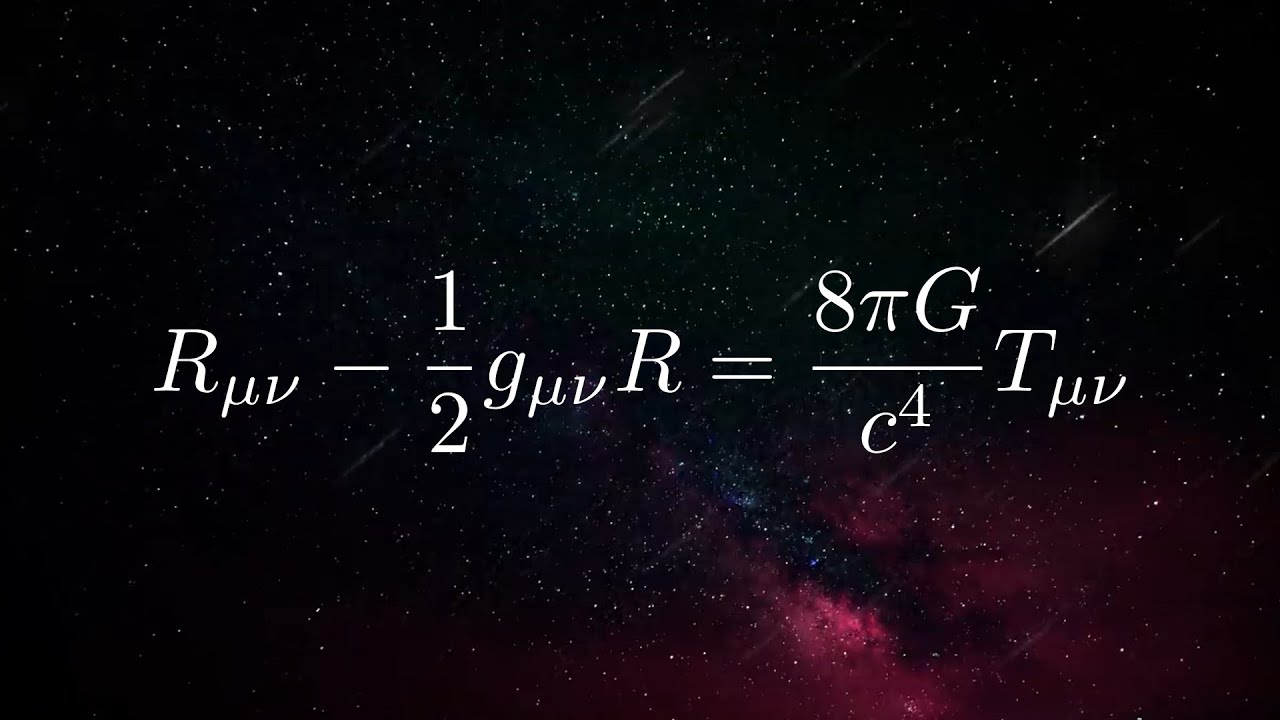 ecuacion de la relatividad general de einstein
