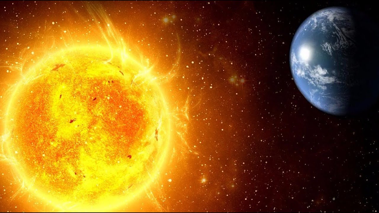el sol gira sobre su propio eje