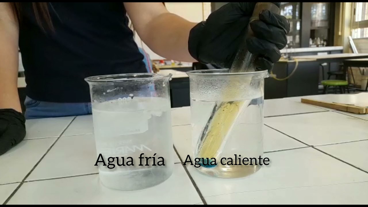 equilibrio quimico principio de le chatelier practica