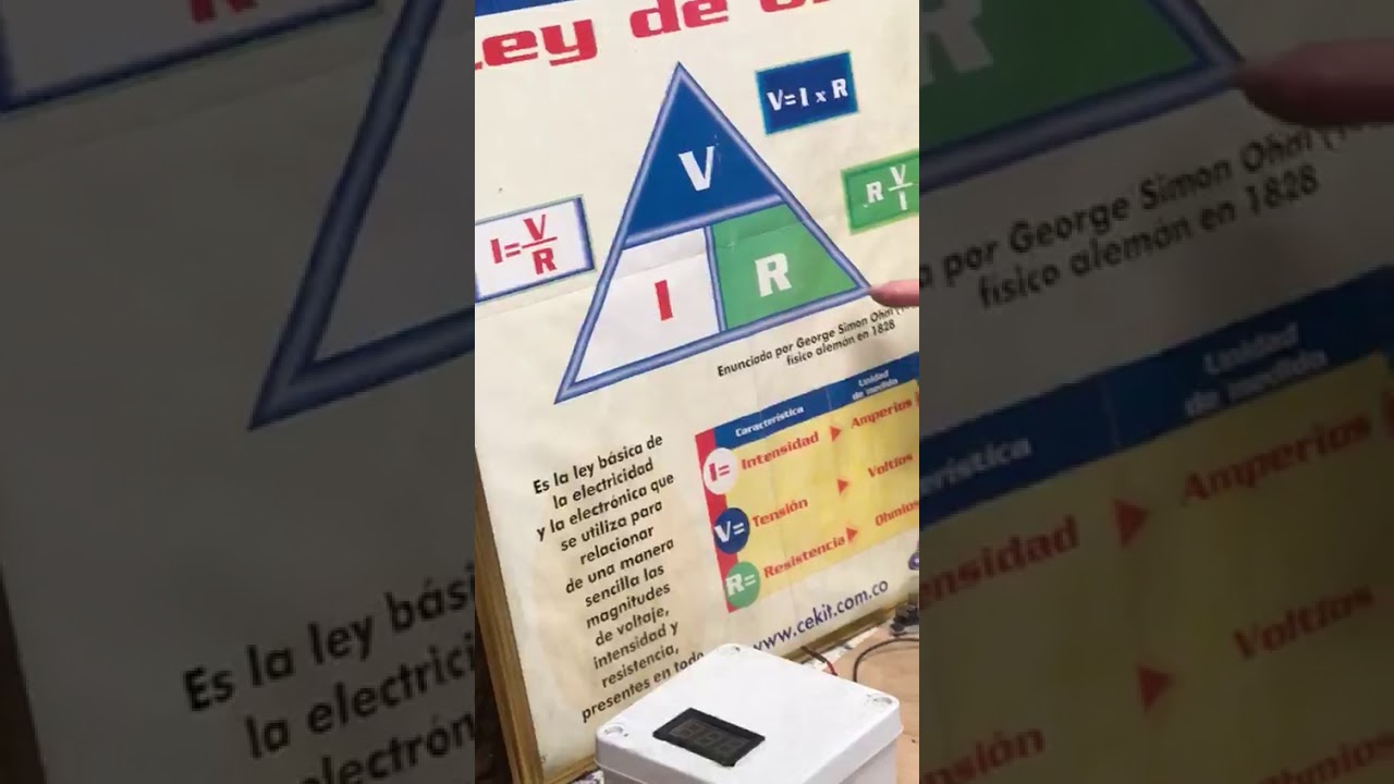 ley de ohm para reparar un calentador