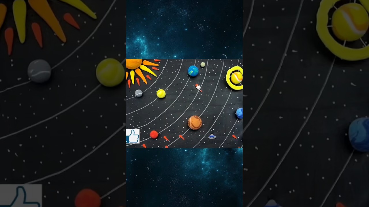 planetas del sistema solar en foami