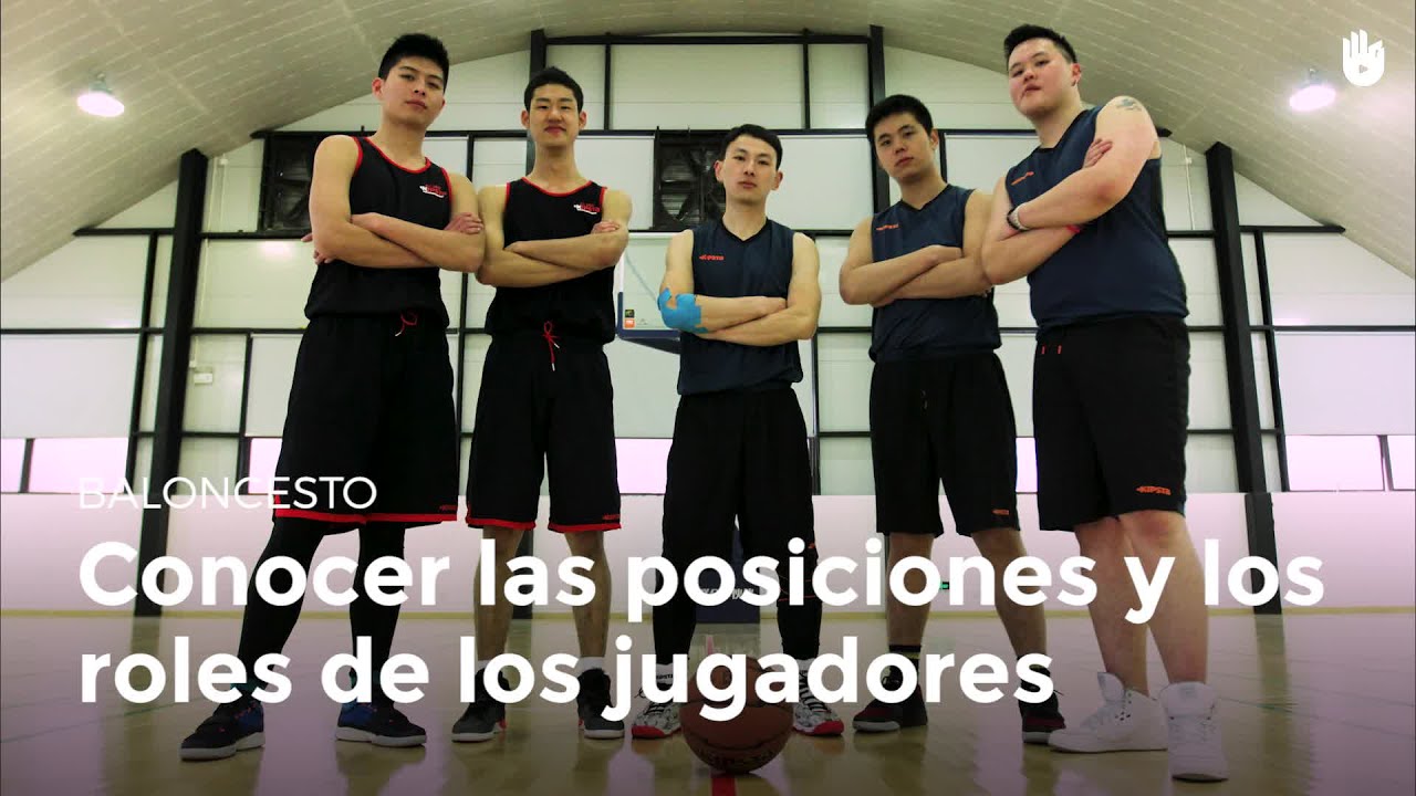 posición de jugadores de baloncesto