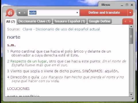 que clase de palabra es norte