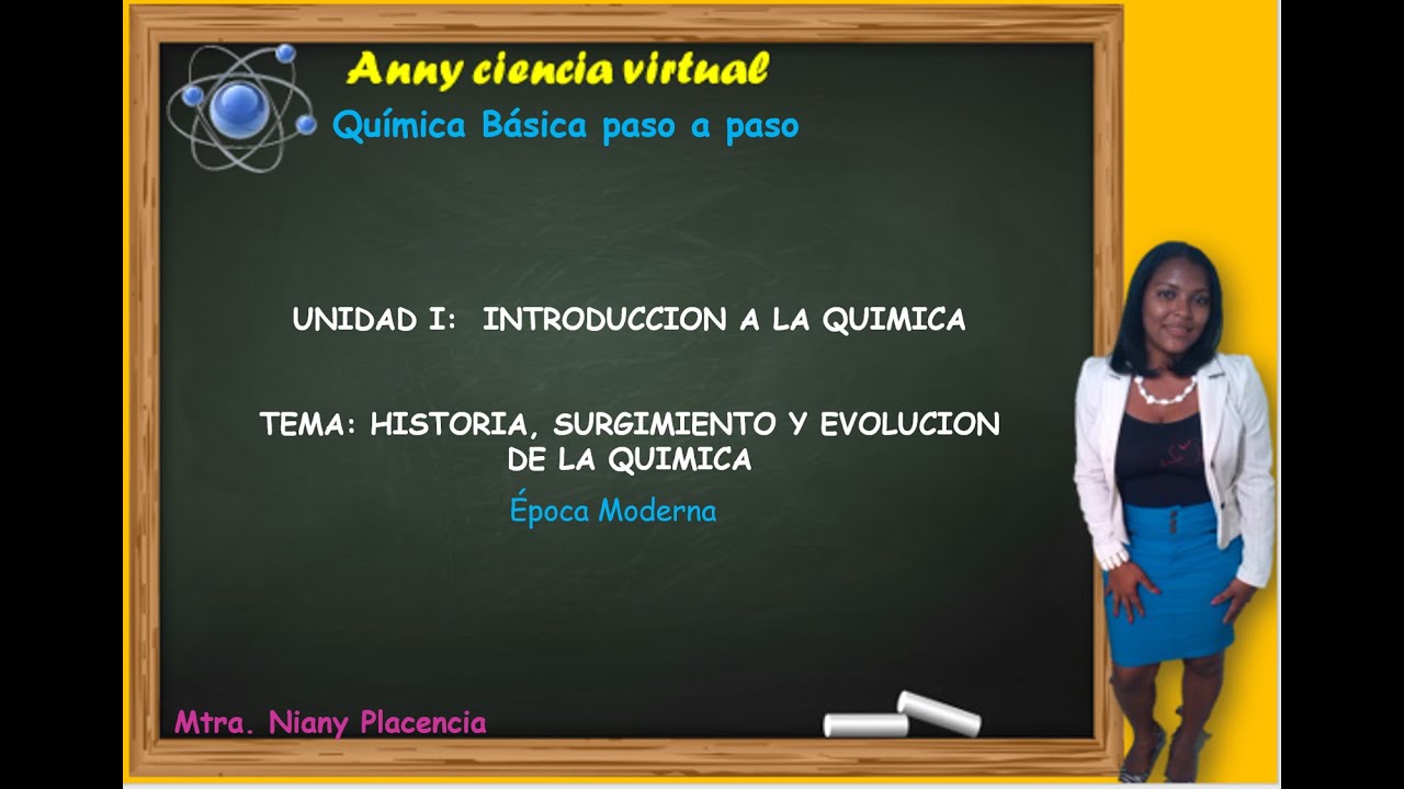 quimica en la epoca moderna
