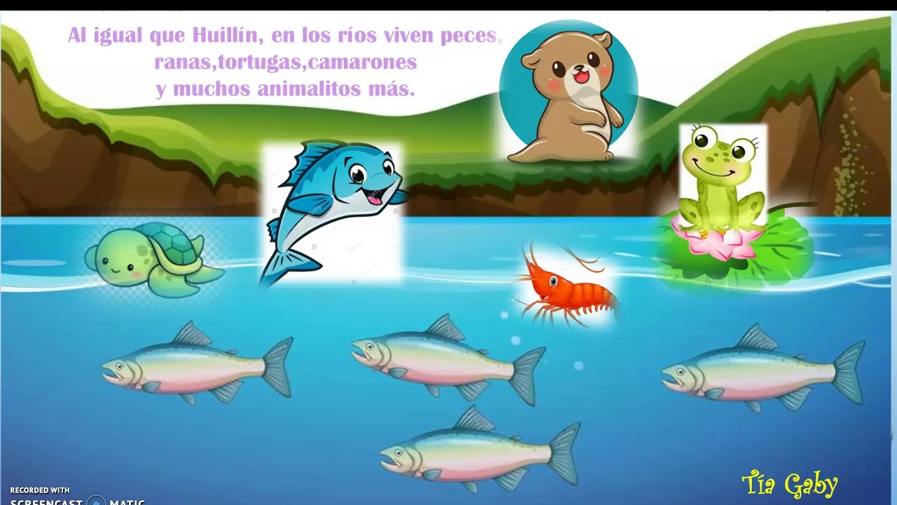 animales que viven en rios y lagos