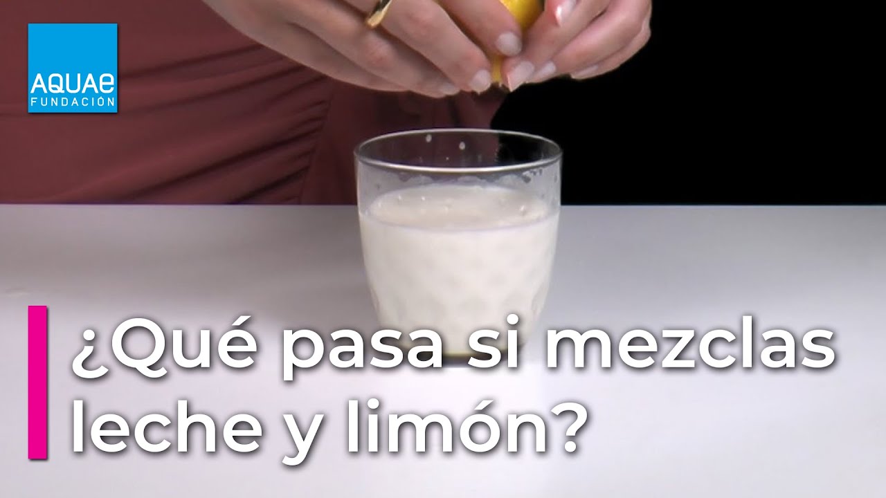 cambio quimico de la leche