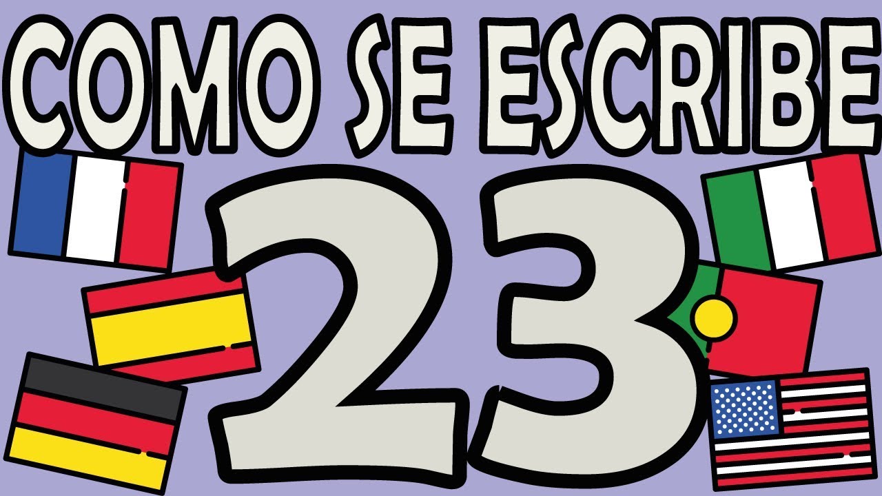como se escribe en letra 23