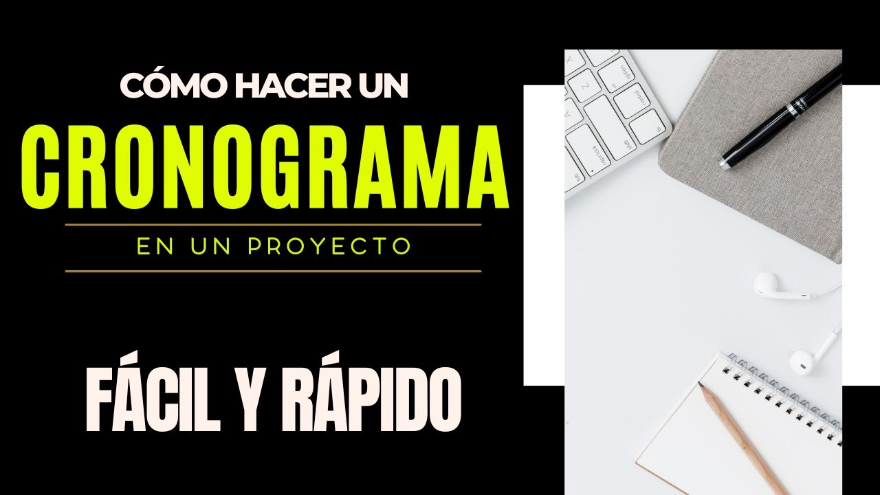 cronograma de un proyecto de investigacion