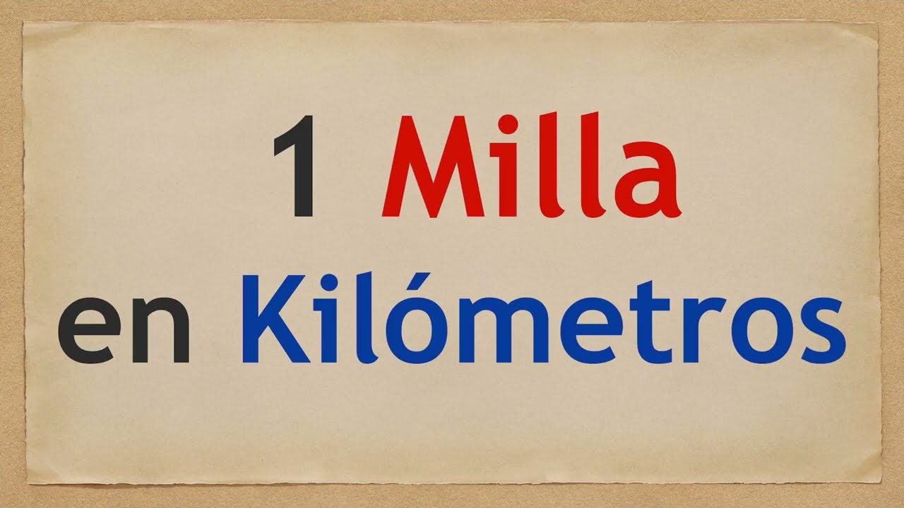 cual es la diferencia entre millas y kilometros