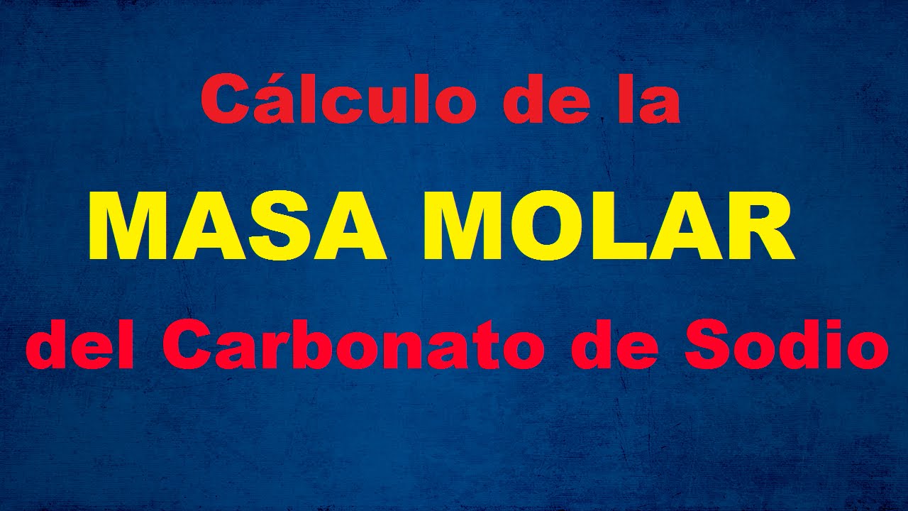 formula molecular de carbonato de sodio