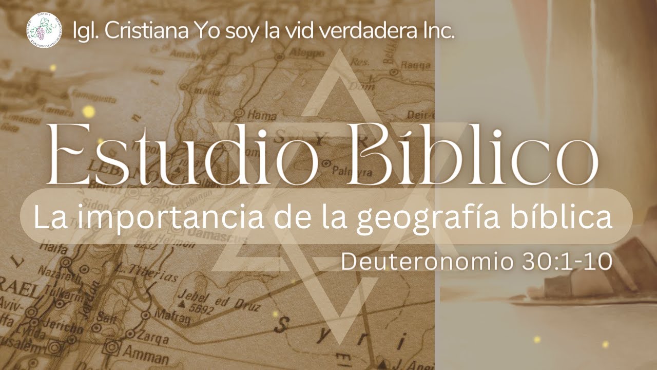 importancia de la geografia biblica
