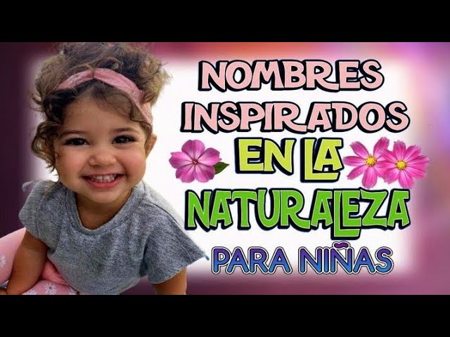 nombres de niña sobre la naturaleza