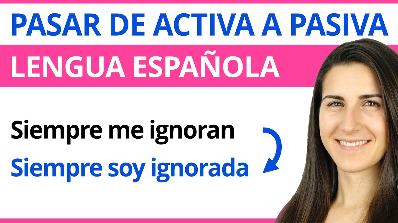 pasar oraciones de activa a pasiva online