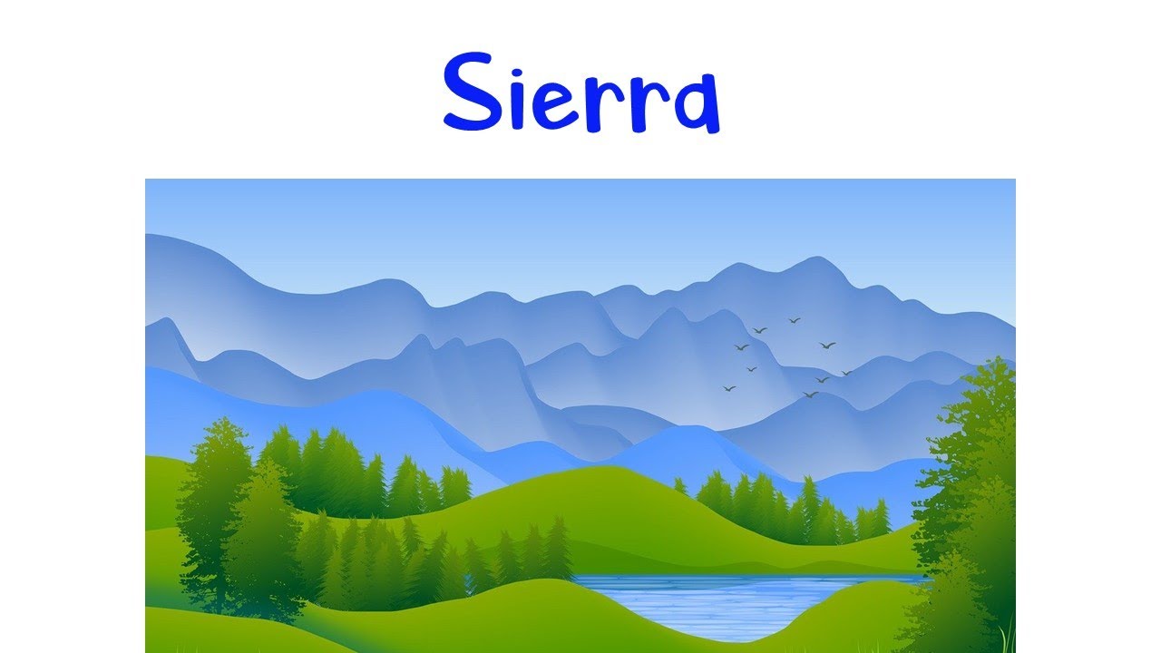 que es un sierra en geografia