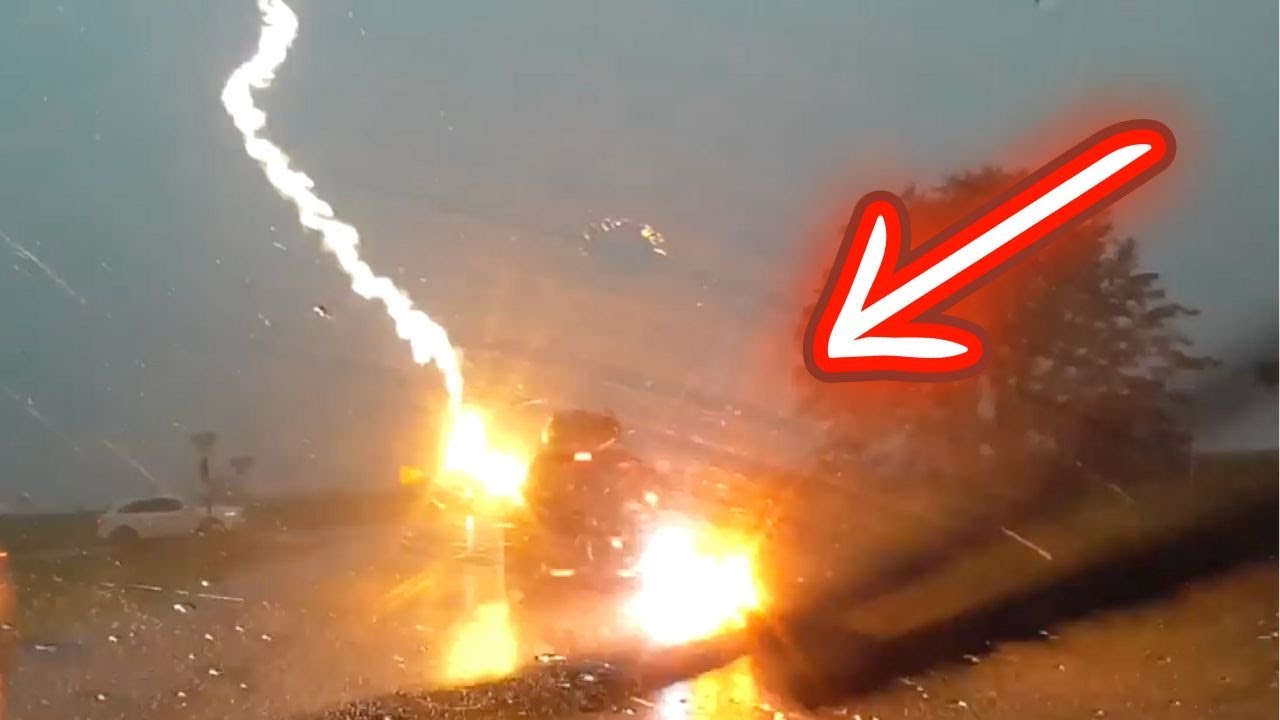 que pasa si cae un rayo en un carro