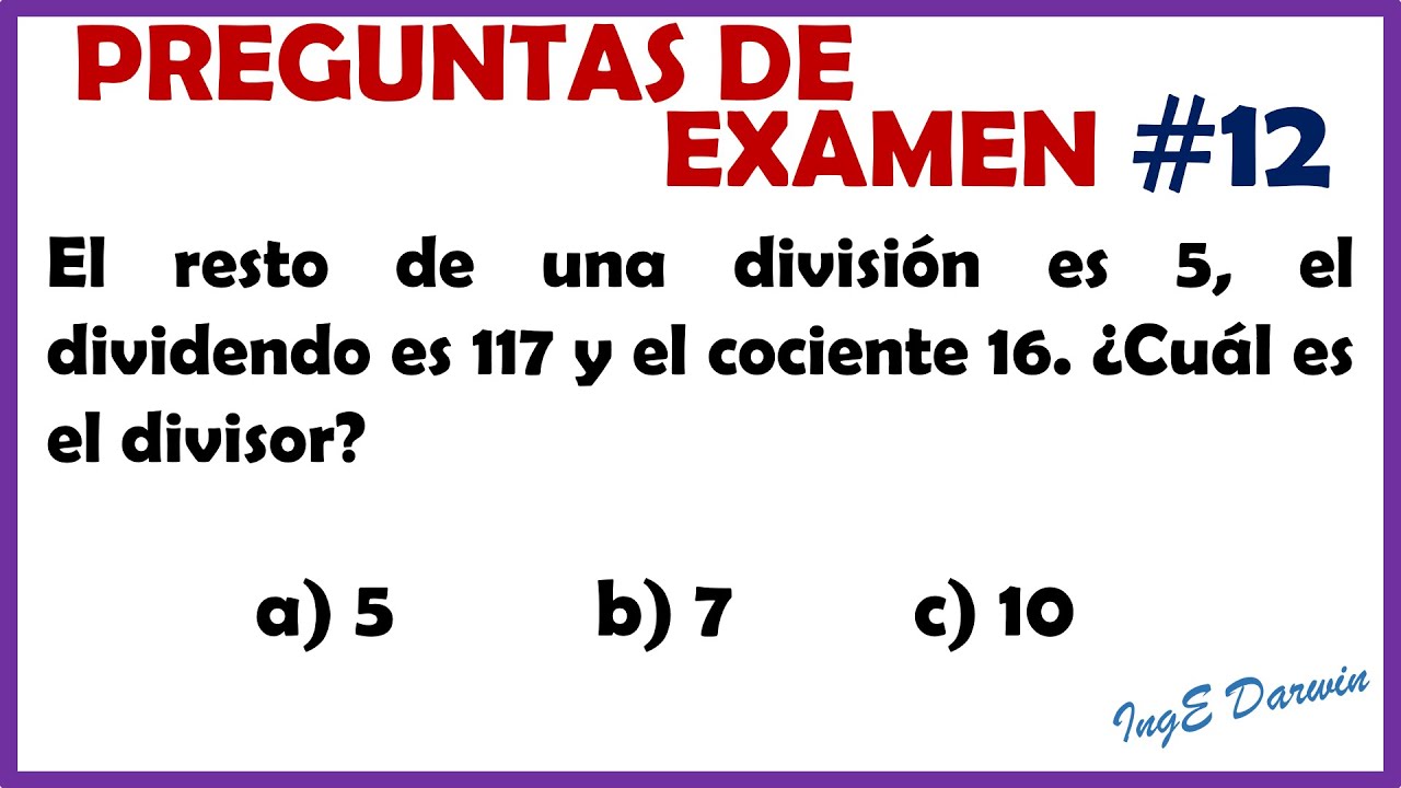 como hallar el divisor de una división