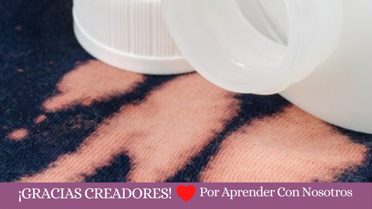 cómo quitar el cloro de la ropa