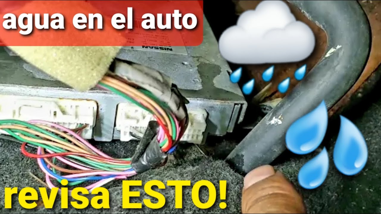 me entra agua por debajo del coche