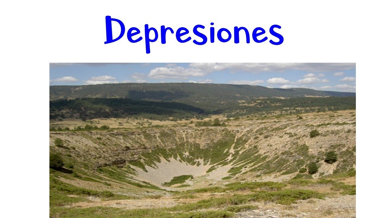 que es depresion de relieve