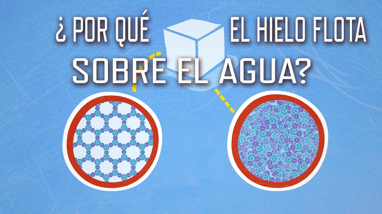 que es mas denso el agua o el hielo