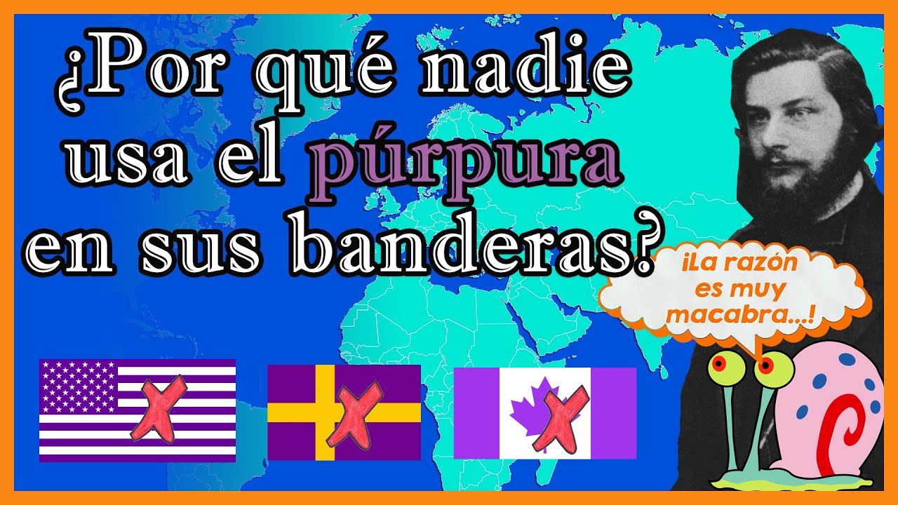 banderas con el color morado