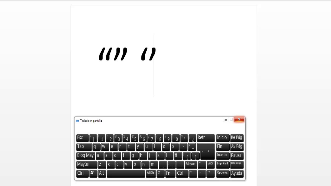 comillas simples en el teclado