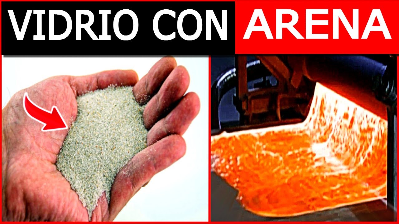de que esta echo el vidrio