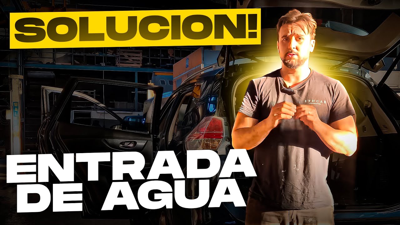 entra agua en el coche