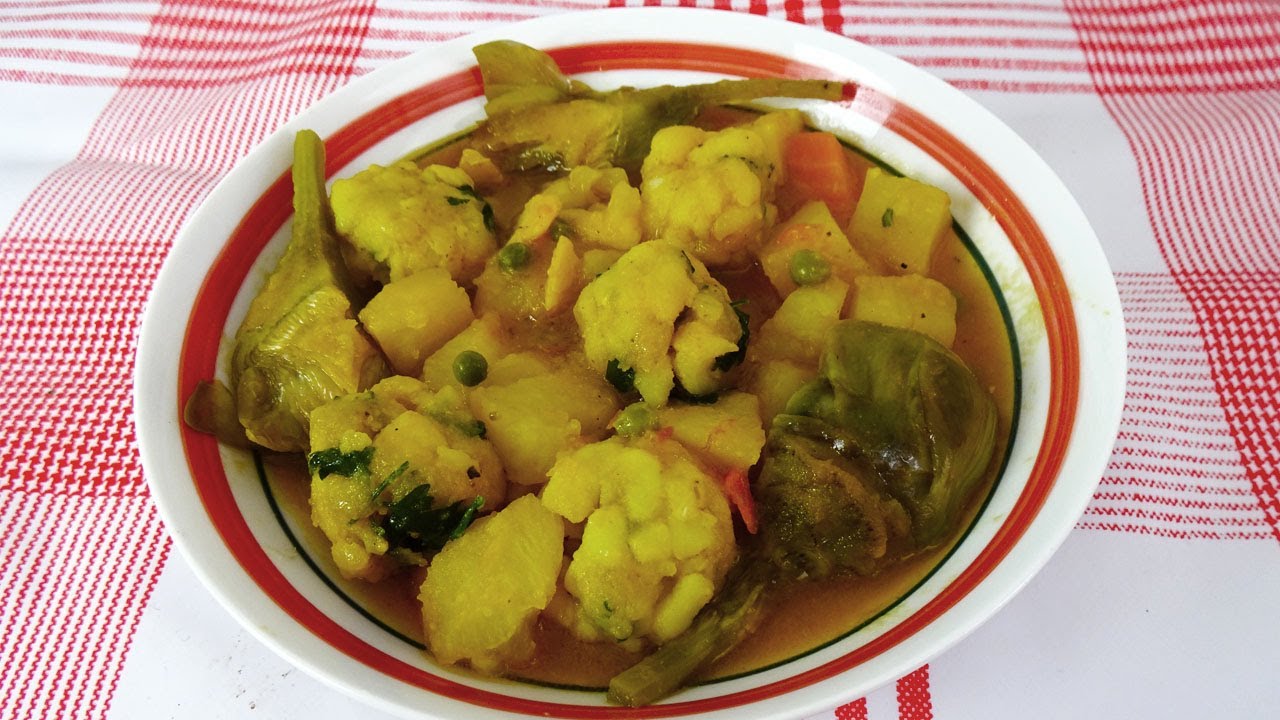 guiso de albóndigas de bacalao cartagenero