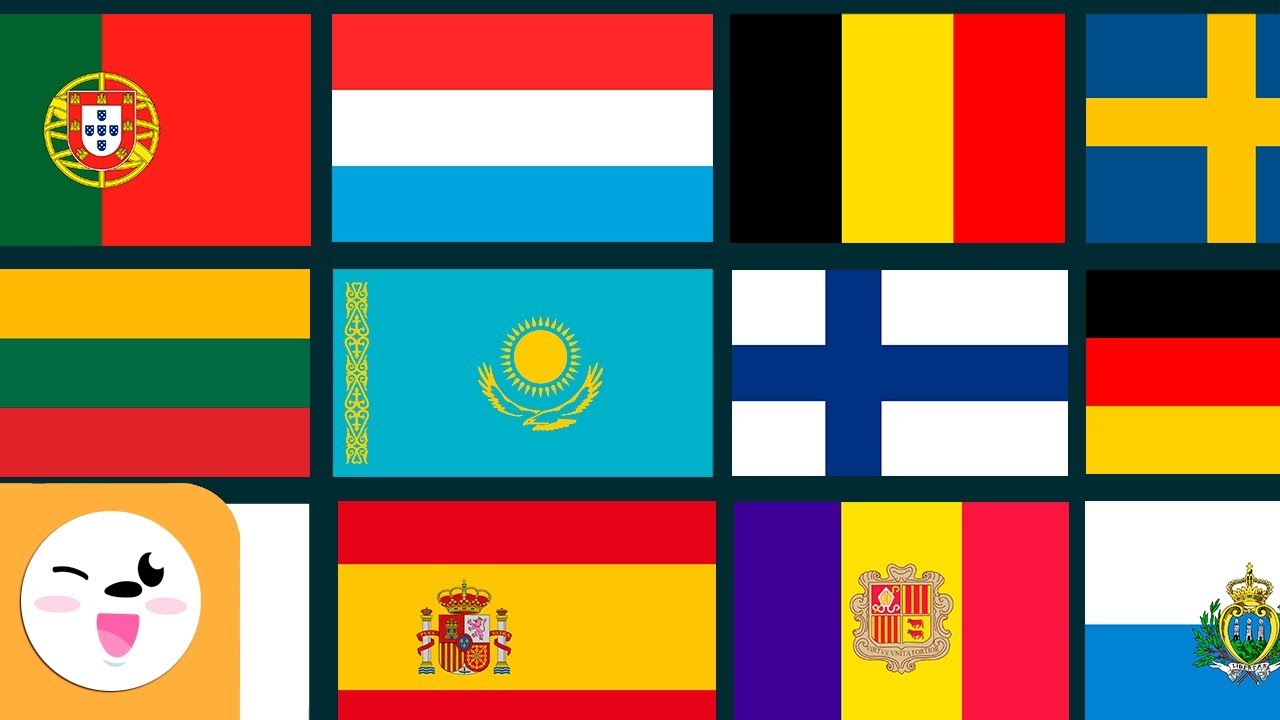 todas las banderas de la unión europea