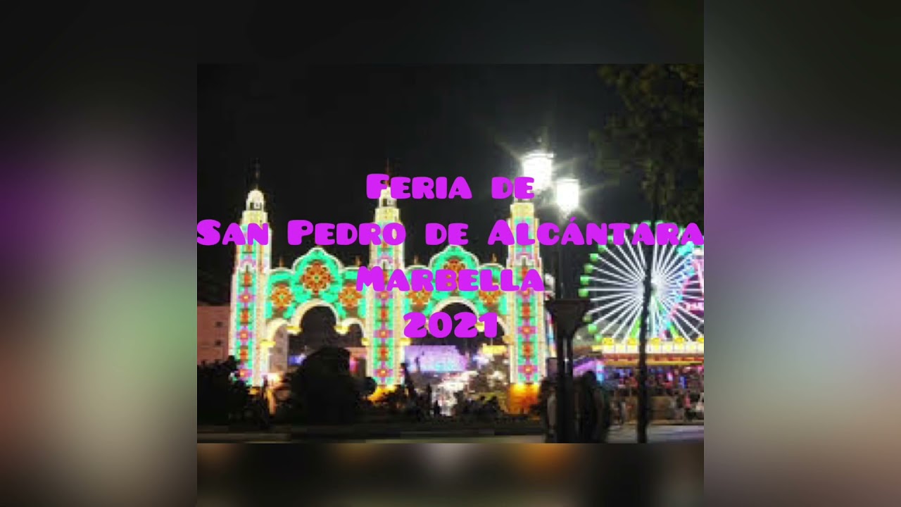 cuándo es la feria de san pedro de alcántara