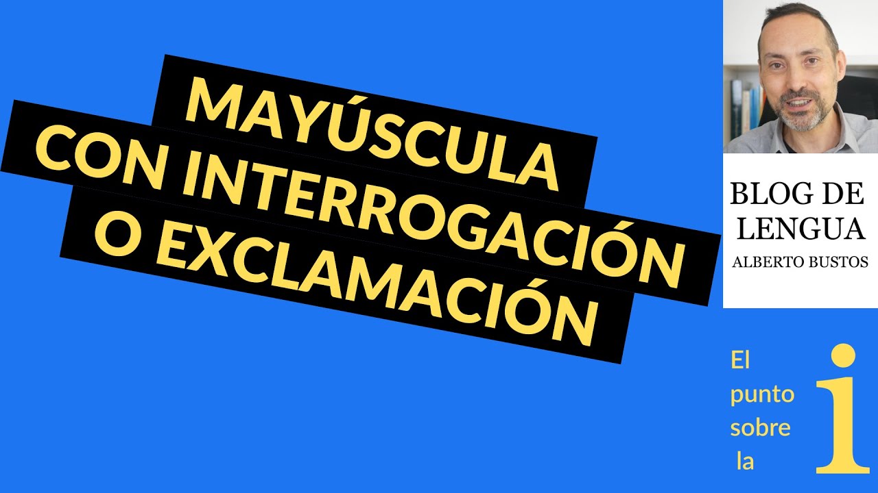 despues de interrogacion se pone mayuscula