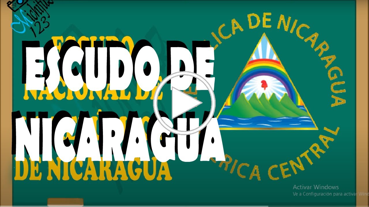 escudo de la bandera de nicaragua