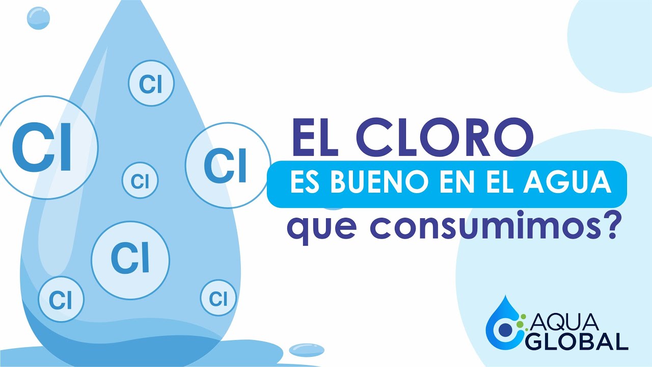exceso de cloro en agua potable