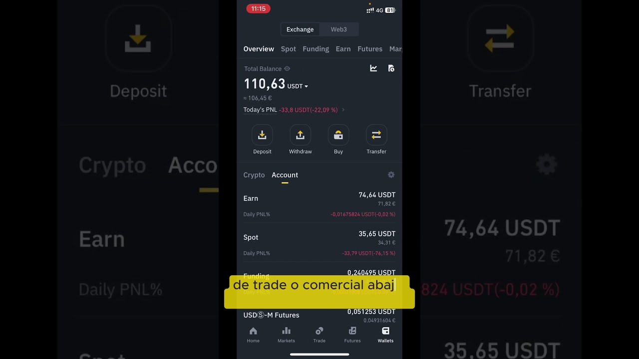 no puedo retirar dinero de binance