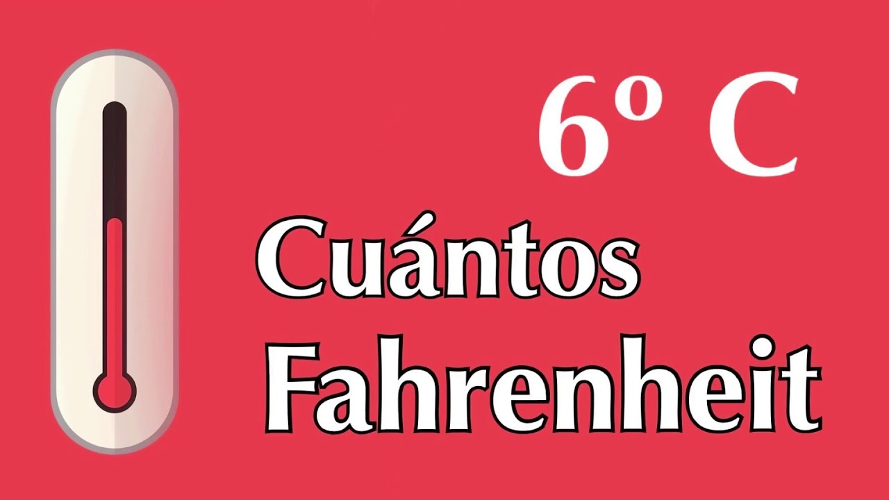 6 grados farenheit a centigrados