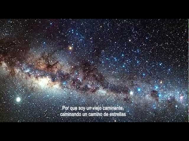 camino de estrellas en el cielo