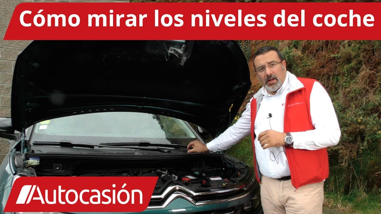 como mirar el agua del coche