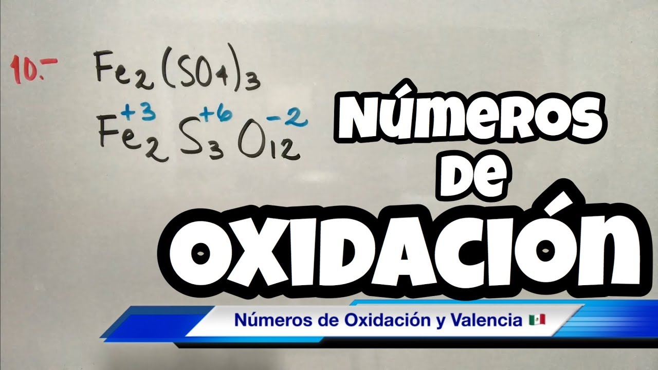 como saber el estado de oxidación de un elemento