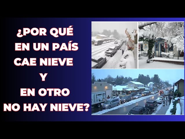 como saber si hay nieve en un sitio