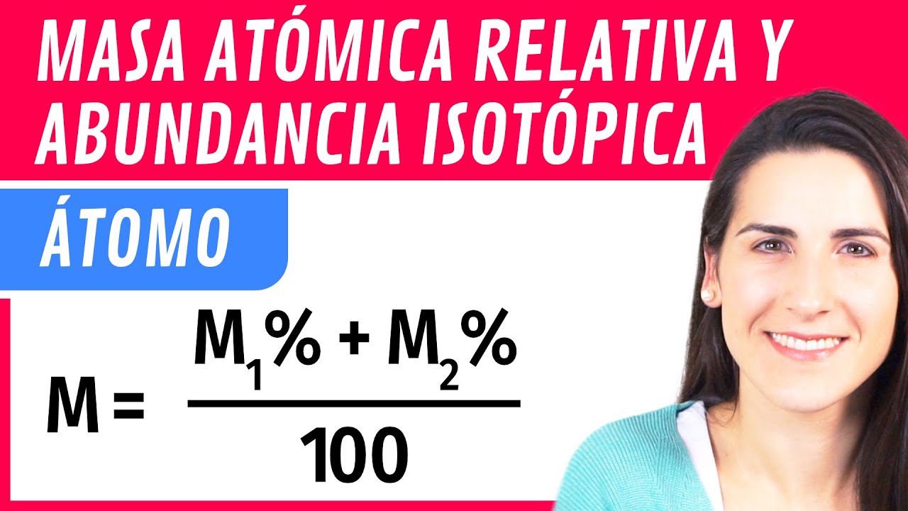 como se calcula la masa de un isotopo