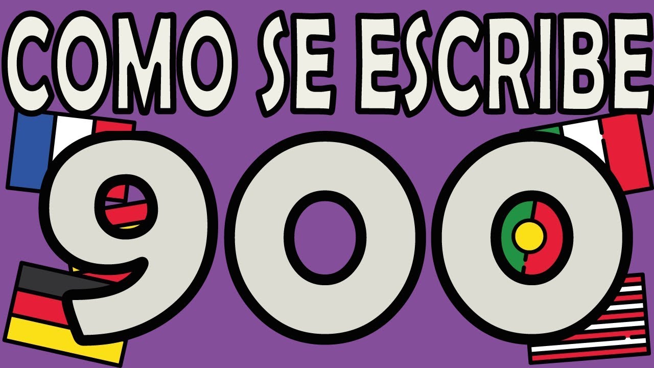 como se escribe 900 en letras