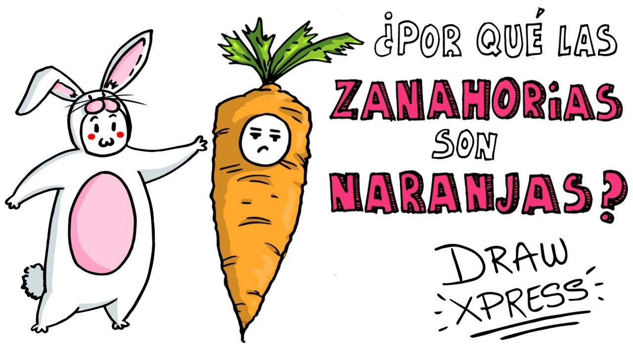 de que color son las zanahorias