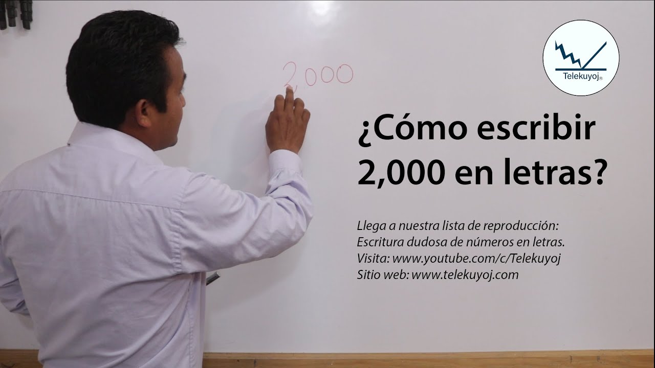 dos mil como se escribe
