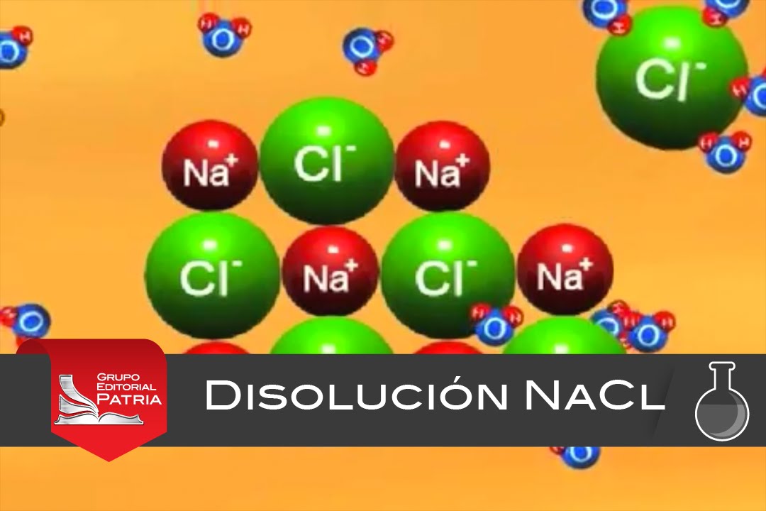 el cloruro de sodio es soluble en agua