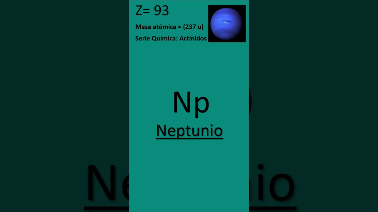 elemento químico de número atómico 93